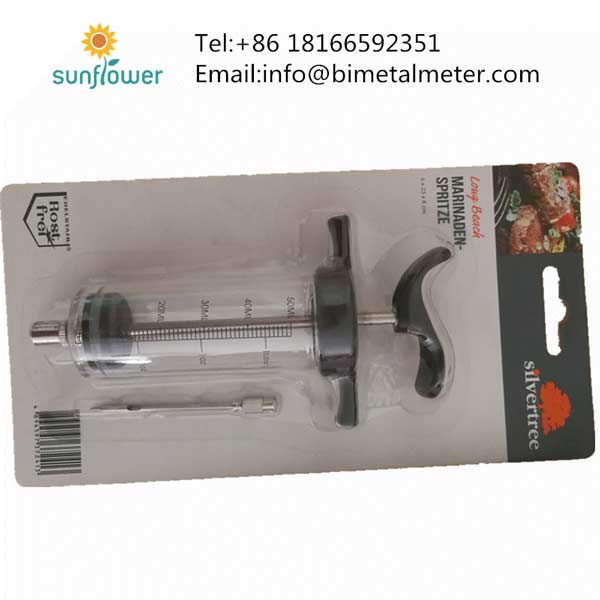 China ABS plastic marinade syringe turkey injector