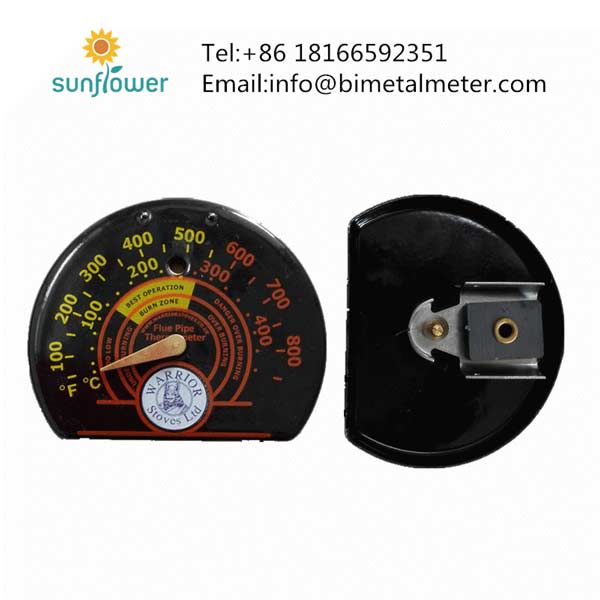 Hot Sale Customized Magnetic Enamel Wood Flue Gas Stove Pipe Thermometer Stove Top Thermometer wholesale manufacturer