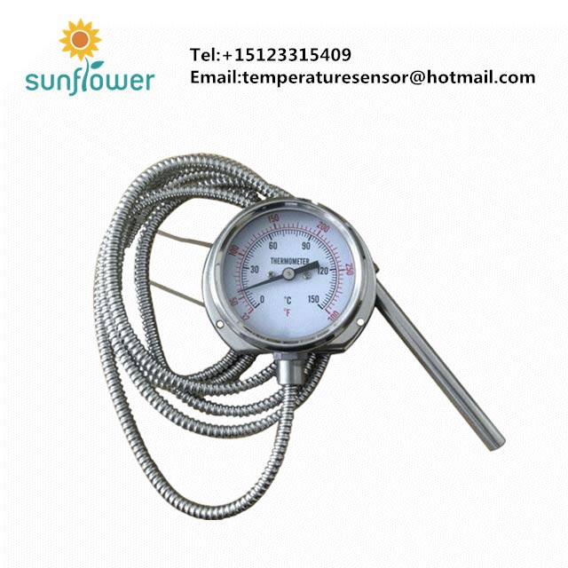 WST-DTM491 Capillary Digital Display Industrial gas expansion pressure type Thermometer
