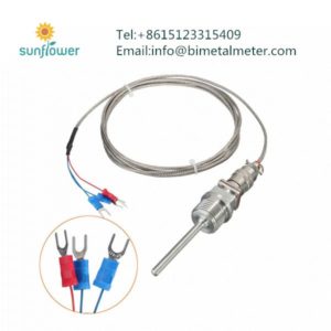 full stainless steel liquid tight sanitary rtd p100 probe with 1.5inch triclamp for food industry