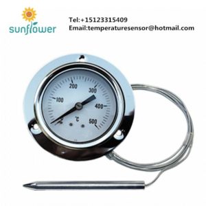 metal capillary grill oven thermometer remote transmission gas expansion thermometer