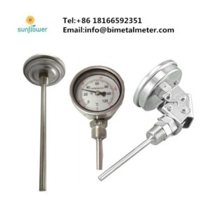 WSSX-401F industrial anticorrosion bimetal thermometer temperature gauge