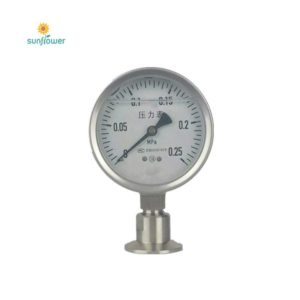 YN-60 Seismic pressure gauge silicon oil filled in vibration proof pressure gauge