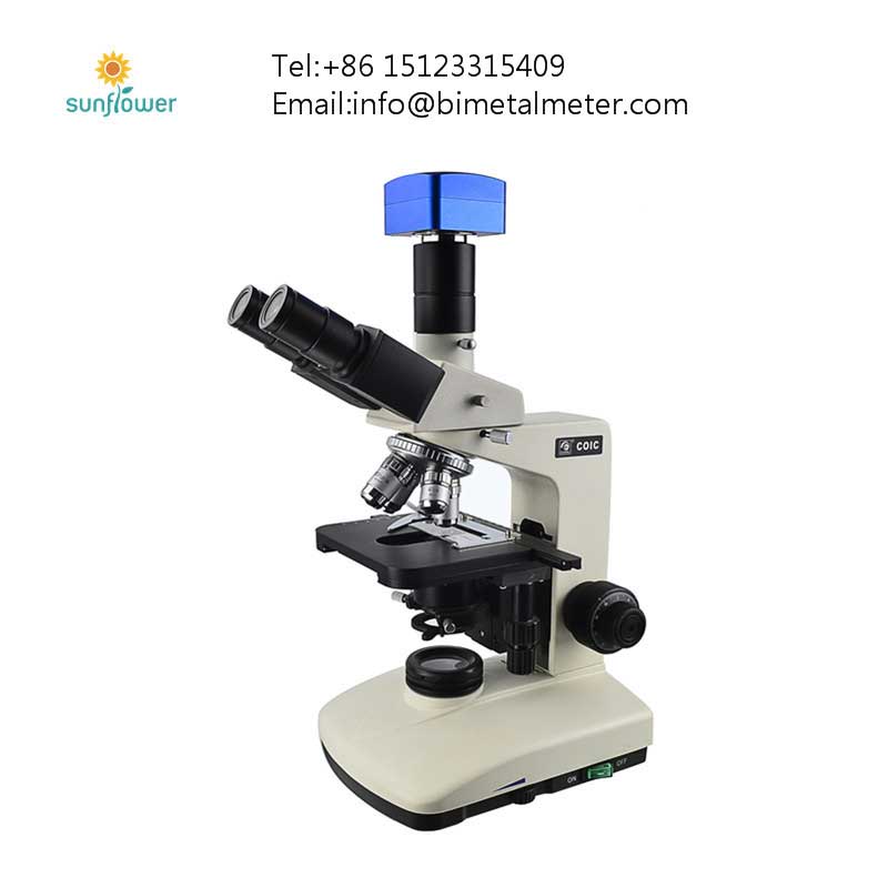BK1301 Transmit Light and Reflect Light Natural Light Trinocular Professional Polarizing Microscope