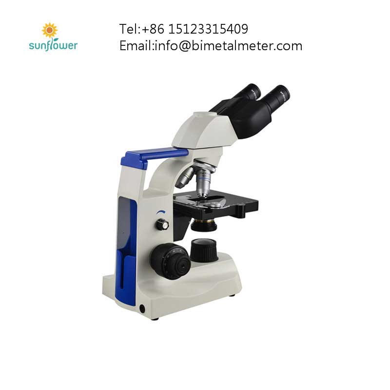 C302 Flexible moving Binocular Biological microscope 40x 1600x
