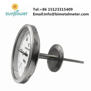 WSS-311 sanitary bimetal thermometer back connection