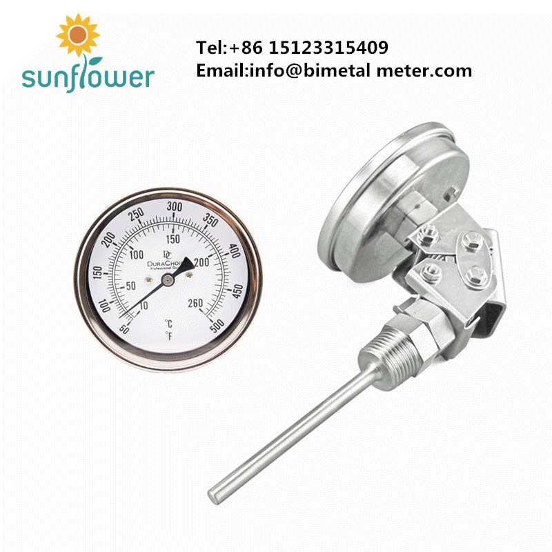 WSS-581 adjustable angle bimetal thermometer