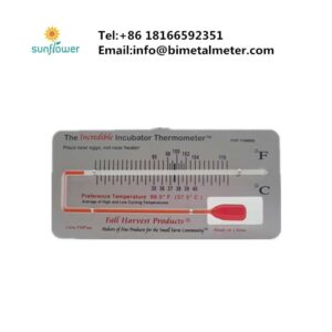 0.5℃ high accuracy glass incubator thermometer for hatching