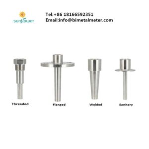 customized drilled bar stock thread in and flange mount thermowell thermo pocket